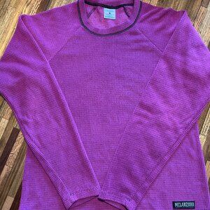 Melanzana Crewneck Micro-Grid Fleece Pullover - Women's Small